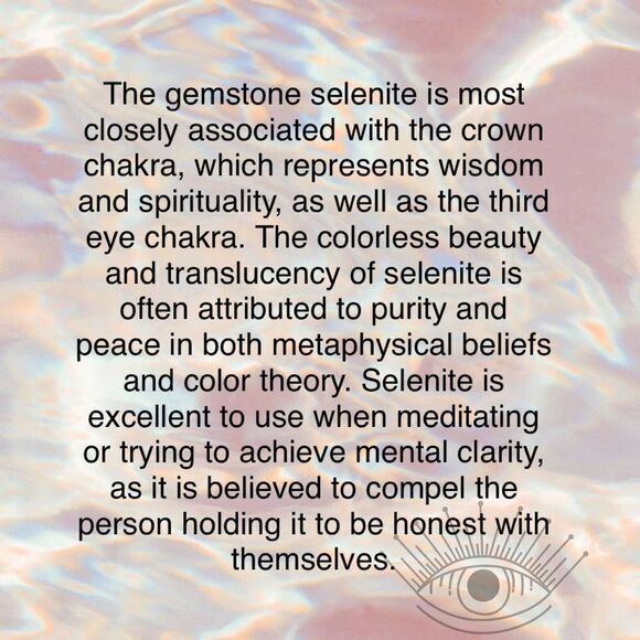 Selenite & Kyanite Heart Sterling Necklace - Picture 4 of 9